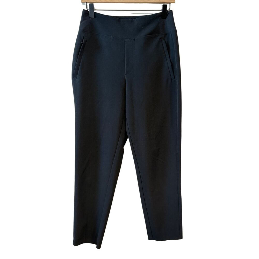 Athleta Black Endless High Rise Size 2 Business Casual Comfy Dress Pants Gorp